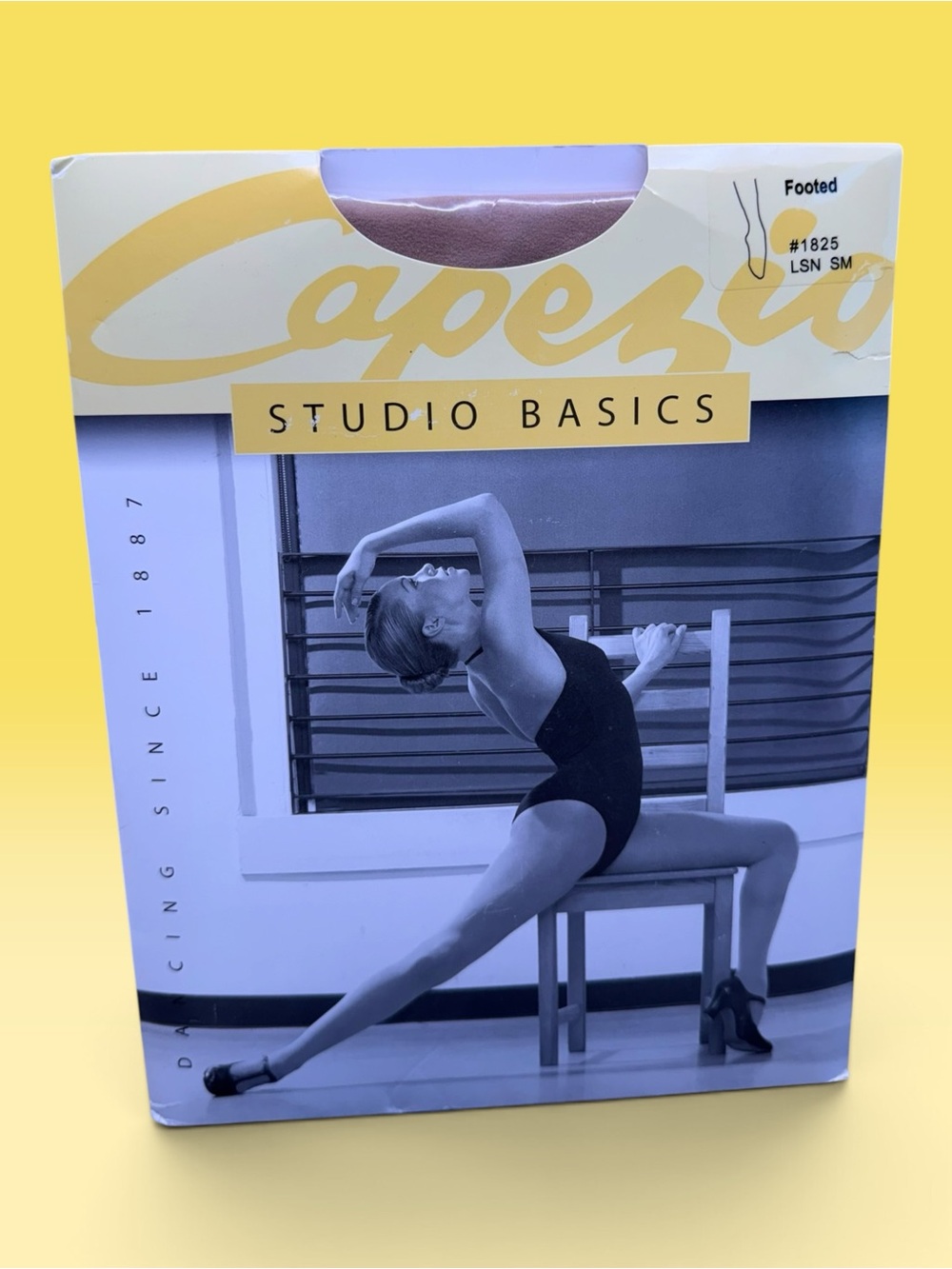 Capezio Studio Basics Footed Matte Semi Opaque Tights Beige #1825 S/M